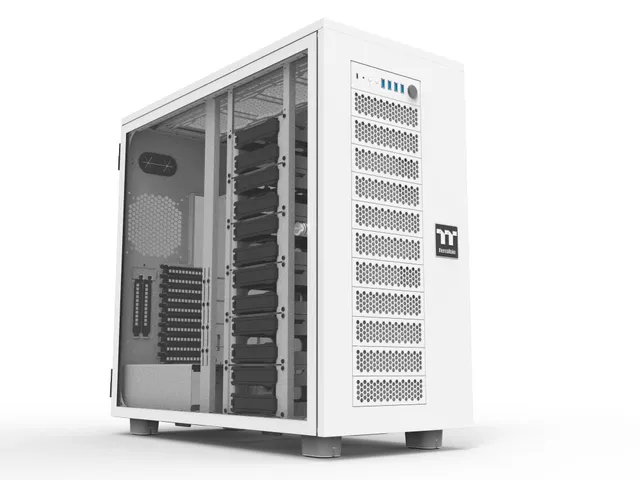 thermaltake-ax700-tg-snow-super-tower-pc-geh-use-weiss-mit-glas-multi-gpu image 1