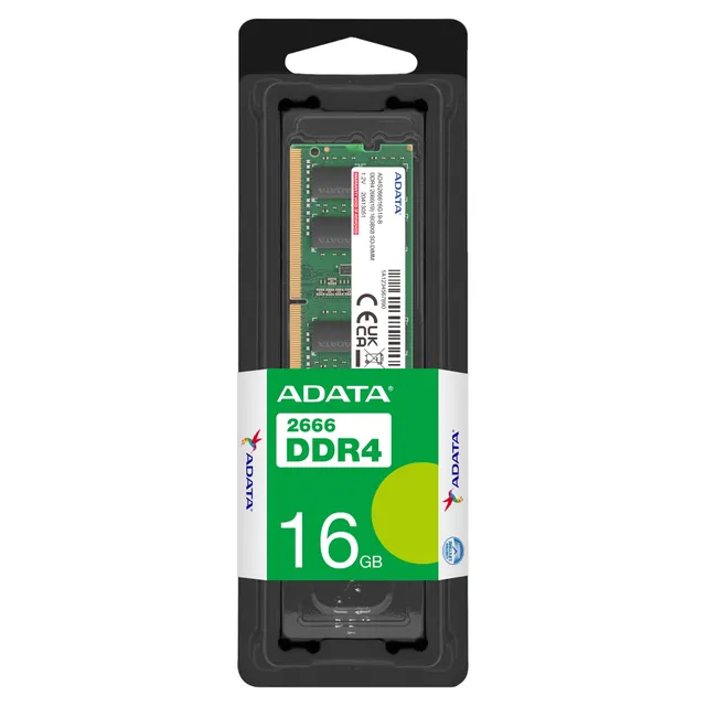 adata-premier-16gb-ddr4-2666mhz-cl19-sodimm-notebook-arbeitsspeicher image 1