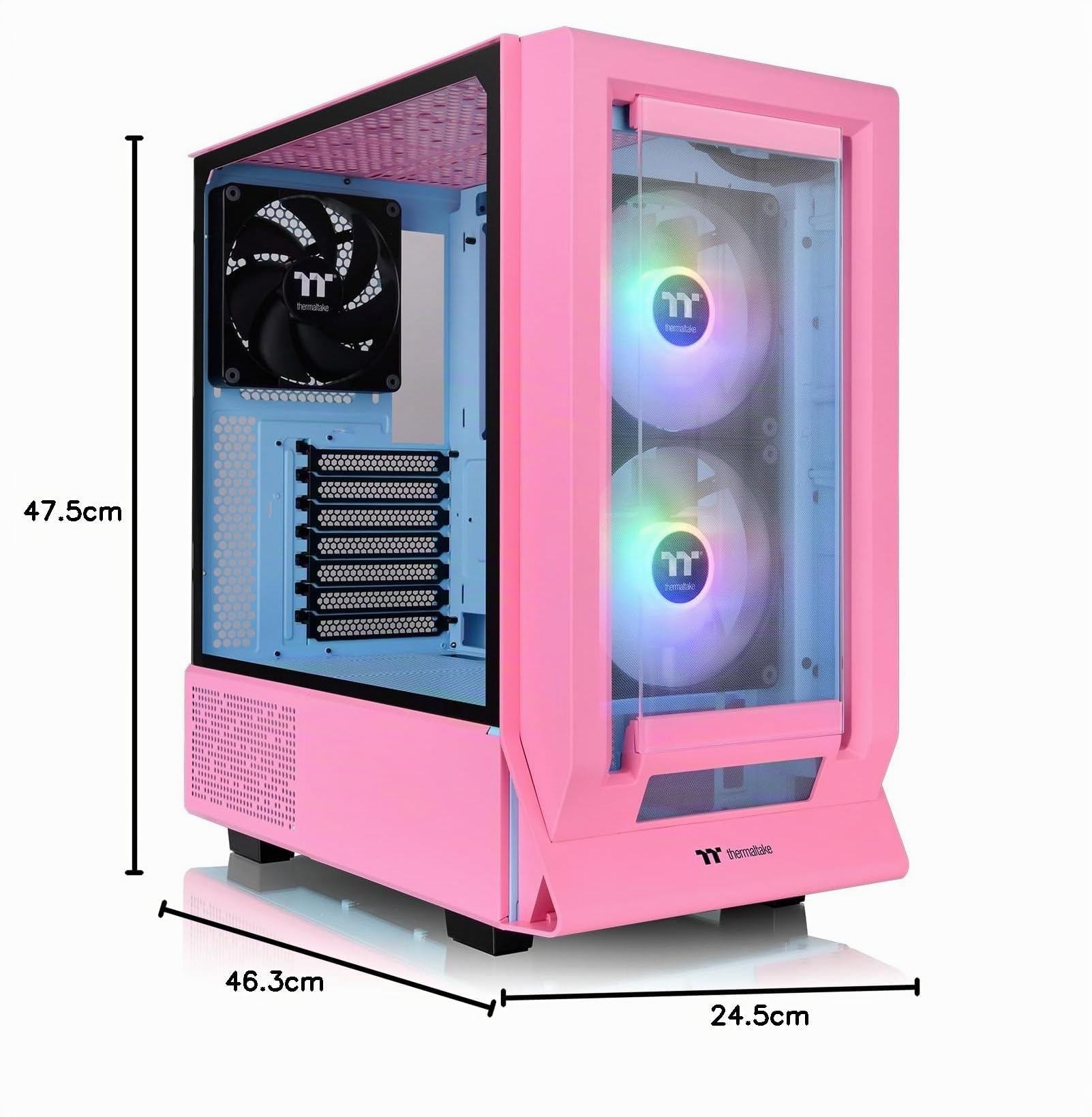 thermaltake-ceres-350-mx-atx-midi-tower-bubble-pink-mit-glas-mesh image 8