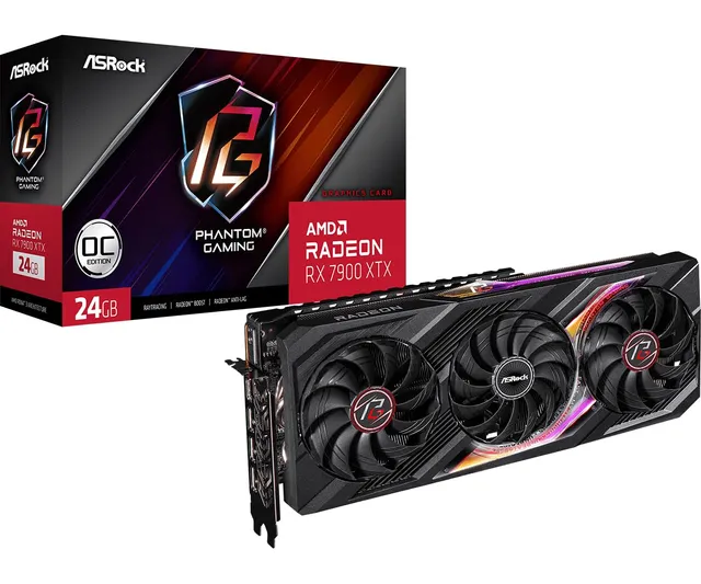 asrock-rx-7900-xtx-phantom-gaming-24-gb-gddr6-grafikkarte image 1