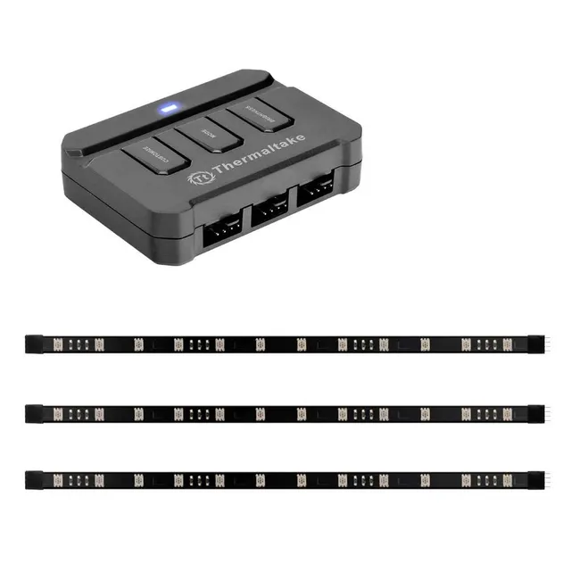 thermaltake-lumi-color-set-led-rgb-streifen-ac-037-ln1nan-a1-3x-3m-magnetisch image 1