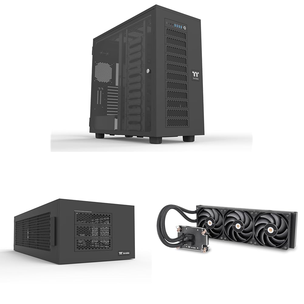 thermaltake-ax700-tg-super-tower-workstation-bundle-black-ax100-extension-aw420- image 1