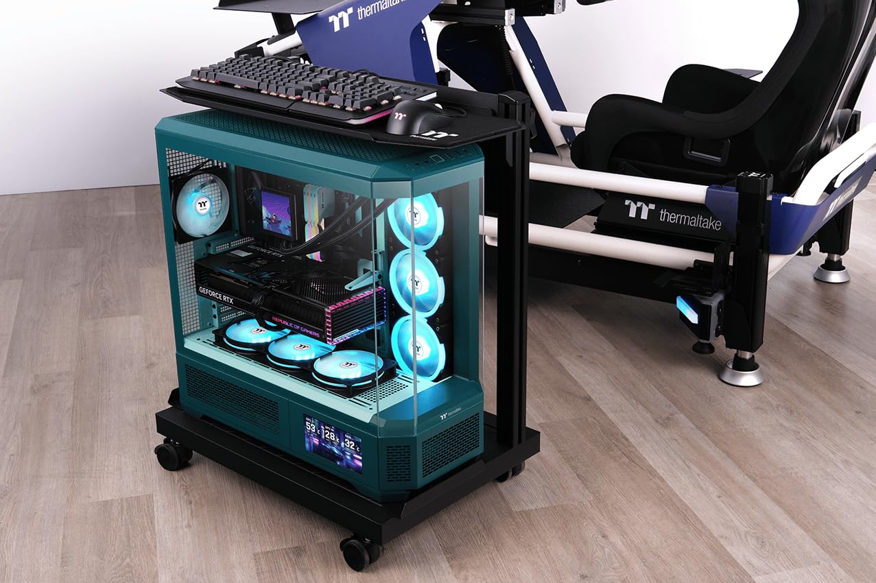 thermaltake-unabh-ngiger-pc-st-nder-zweiteilige-mobile-basis-stahl-f-r-sim-racin image 2