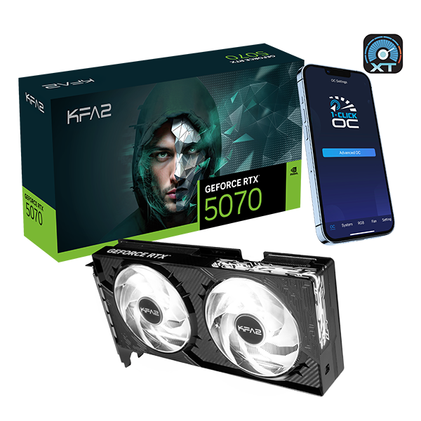 kfa2-geforce-rtx-5070-1-click-oc-2x-12-gb-gddr7-grafikkarte image 2