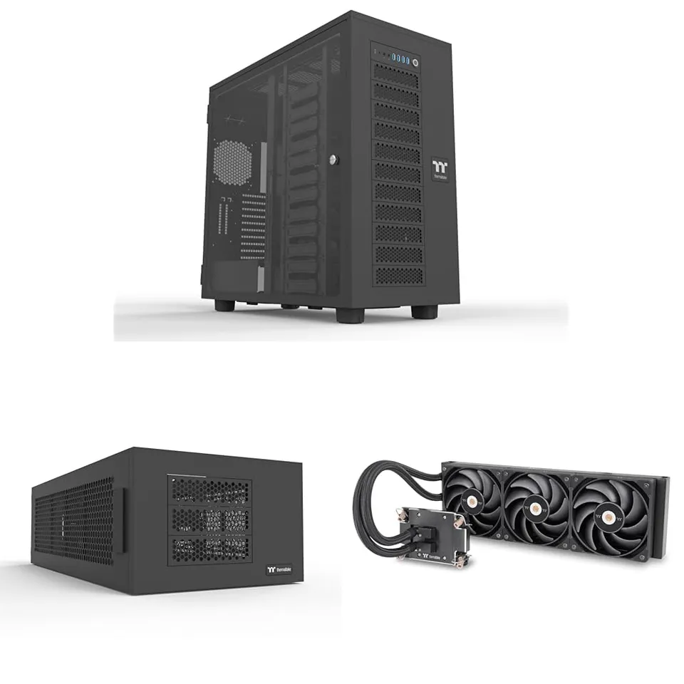thermaltake-ax700-tg-super-tower-workstation-bundle-black-ax100-extension-aw420- image 1