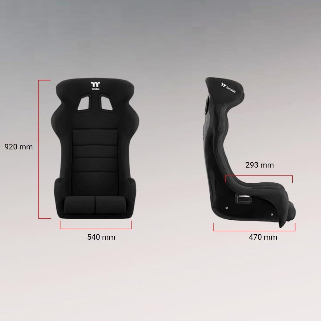 thermaltake-s700-gt-racing-bucket-seat-sim-racing-schalensitz-fiberglas-black image 1