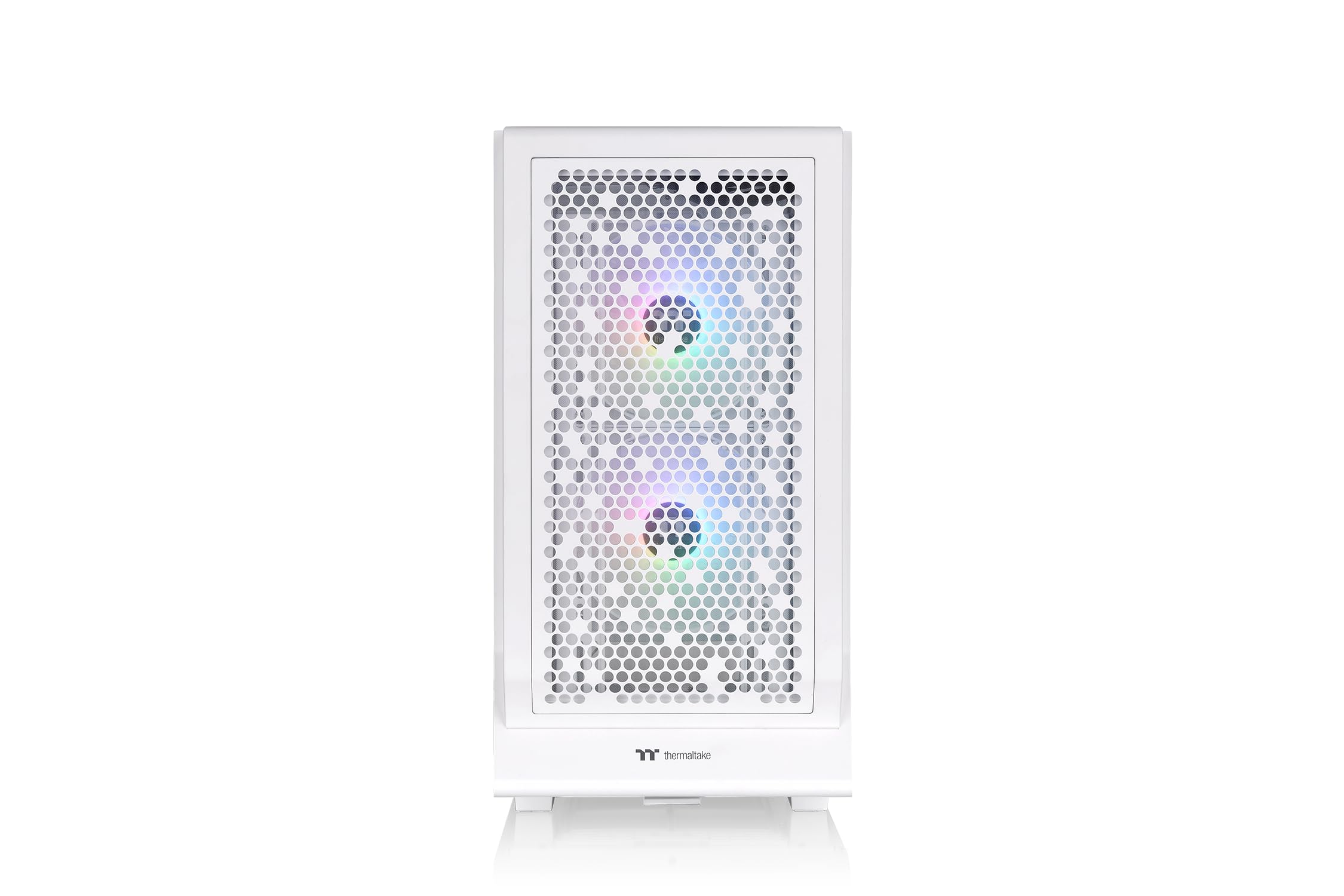 thermaltake-ceres-330-tg-argb-snow-mid-tower-pc-geh-use-tempered-glass-wei image 2